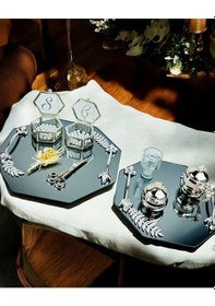 Resim Fusion Gümüş Söz Tepsisi Krem Krem 