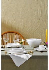 Resim Emsan Fine Bone Freya Yuvarlak Gold 60 Parça 12 Kişilik Yemek Takımı 