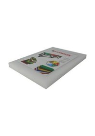 Resim Türkay Polietilen Kesim Tahtası 30X50X4 Cm Beyaz 
