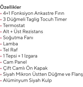 Resim Ukınox Matteo Siyah Fırın 