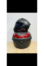 Resim DELİBALTA Motosiklet Arka Çanta / Kurye Çantası 35 Lt Siyah TİEN 