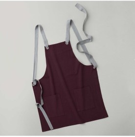 Resim Linens Winches Mutfak Önlüğü Bordo Bordo 
