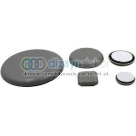 Resim Sandalye Koltuk Keçesi Teflon Plastik Yapışkanlı 38 Mm.-8 Adet 