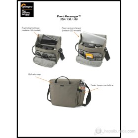 Resim Lowepro Event Messenger 100 Slr Çantası Siyah 