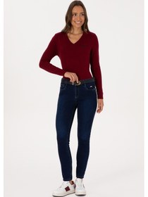 Resim U.S. Polo Assn. Kadın Koyu Mavi Skinny Jean Pantolon 50317626-DN0023 