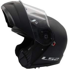 Resim Ls2 Sstrobe 2 Çene Açılır Kask Mat Siyah 