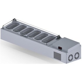 Resim Iceinox Set Üstü Saladbar Pleksi Kapak Gn 1/4-150: 6 Adet 