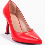 Resim Dagoster DZA07-388451 Kırmızı Stiletto Topuklu Kadın Ayakkabı 
