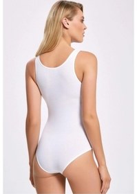 Resim Ilke Kadın Likralı Kançalı Geniş Askılı Body 250/254 - 3 Adet 