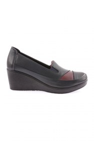 Resim DGN Kadın Dolgu Taban Comfort Ayakkabı Laci Bordo 21913217 