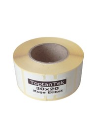 Resim 30X20 KUŞE ETİKET 1. RULO 1000 ADET (TAM METRAJ) TERMAL TRANSFER 