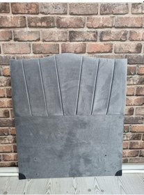 Resim Emba Mobilya Papatya Tek Kişilik Baza Başlığı Antrasit 90 CM 