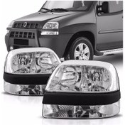 Resim Fiat Doblo Sağ + Sol Ön Far Lambası Takımı Manuel 2001--2005 