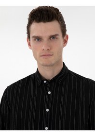 Resim Pierre Cardin Erkek Siyah Gömlek Desenli 50301750-vr046 Siyah 