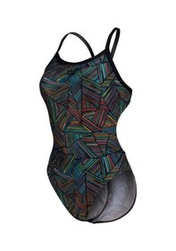 Resim Arena Overview Swimsuit Challeng Kadın Siyah Yüzücü Mayosu 006636550 