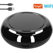Resim Wezone Siyah Ev Akıllı Kumanda: Wifi İle Ses Kontrolü, 360 Kapsama, 10m Mesafe, Tv-klima Ve Programlama Özelliği 