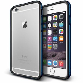 Resim Verus iPhone 6 Plus/6S Plus Iron Bumper Kılıf Black Monaco Blue 