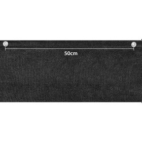 Resim Balkon Demiri Perdesi Korkuluk Perdesi Siyah File 80 x 100 Siyah 