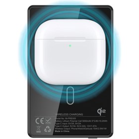 Resim İntouch Magsafe QI2 Pd Quick Ultra Slim Powerbank 5000mAh TFT Smart Ekran Premium Hızlı Taşınabilir Batarya 