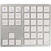 Resim Mini Sayısal Klavye 2.4g Kablosuz Bluetooth Uyumlu Çift Mod 35 Tuşlar Sessiz Taşınabilir Dizüstü Telefon Tuş Takımı Bilgisayar Aksesuarları 