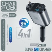 Resim Subzero CR99 SÜPER HIZLI 95 W 4in1 VOLT GÖSTERGELİ ARAÇ SARJI 