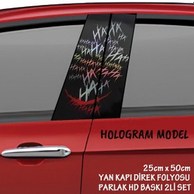 Resim Hahahaha Yan Kapı Tuning Folyo Araç Direk Kaplama 