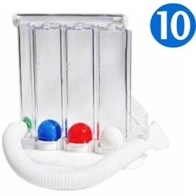 Resim Triflo Solunum Egzersiz Cihazı Nefes Egzersiz Aleti 3 Top x 10 