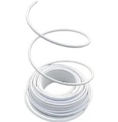 Resim Yaleker Beyaz Pvc Dekoratif Şekillendirilebilir Boru, Çiçek Dizimi Ve Düğün Dekorasyonu İçin, 12x16mm, 5 Metre Uzunluk 