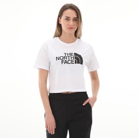 Resim The North Face W S-S Cropped Easy Tee Kadın T-Shirt Beyaz 