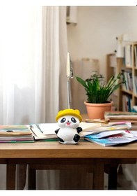 Resim Şapkalı Kawaii Sevimli Panda Fotoğraf Ve Not Tutucu - Ofis Masa Not Tutacağı Sarı 