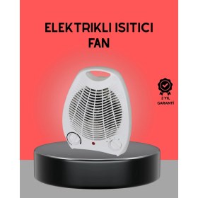 Resim İsmiyle Al Mini Elektrikli Isıtıcı 2000W – Termostatlı Fanlı Isıtma, Taşınabilir Tasarım 