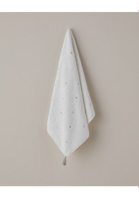 Resim English Home Petite Dot Pamuk Püsküllü Yüz Havlusu 50x80 Cm Pembe - Yeşil Pembe - Yeşil 