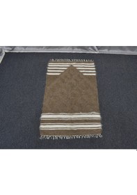 Resim Yeni El Dokuma Seccade Namazlık Tiftik Siirt Battaniyesi Yün Kilim 0027 