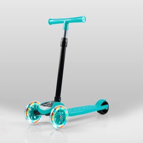 Resim Triathlon T-212 LED Işıklı Katlanabilir Çocuk Scooter Mavi 