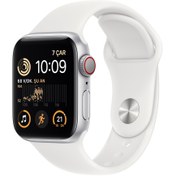 Resim Watch Se Gps + Cellular 40 mm Gümüş Alüminyum Kasa Ve Beyaz Sport Band - Regular | Apple Apple