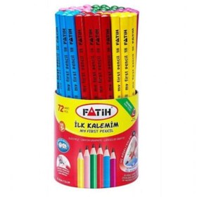 Resim Fatih Kurşun Kalem Jumbo Üçgen Başlangıç Kalemi Renkli 