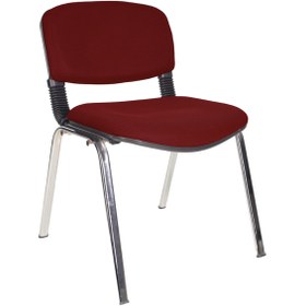 Resim Gizmo Form Döşemeli Ofis Bekleme Misafir Koltuğu Mk1100 Bordo 