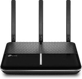 Resim TPLQS Archer VR600 AC1600 Kablosuz Gigabit VDSL/ADSL Modem Router, Versiyon 2.0, Siyah/Gümüş 