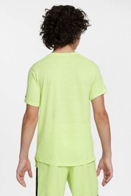 Resim Nike Dri-FIT Miler Sarı Erkek Çocuk Kısa Kol T-Shirt 
