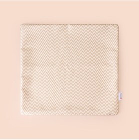 Resim Soft Herringbone Kırlent Kılıfı - Bej - 40x40 Cm Çok Renkli 