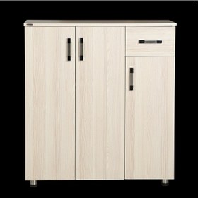 Resim Ayakkabılık Beyaz Çok Amaç Model Parlak Camel Hard Suntalem Demon Kahverengi 