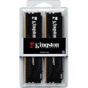 Resim KINGSTON 32GB 5200MT/s DDR5 CL36 DIMM (Kit of 2) Beast Black EXPO Turkey KF552C36BBEK2-32TR - RAM 