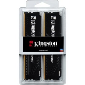 Resim KINGSTON 32GB 5200MT/s DDR5 CL36 DIMM (Kit of 2) Beast Black EXPO Turkey KF552C36BBEK2-32TR - RAM 
