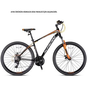 Resim Kron TX100 28 Jant H.disk 20''şehir Bisikleti Siyah-Gri-Turuncu 