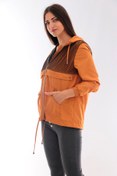 Resim Moda Tuğram Kadın Turuncu Yağmurluk & Rüzgarlık 