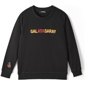 Resim Galatasaray Çocuk Ata Sweatshirt C251277 Siyah 