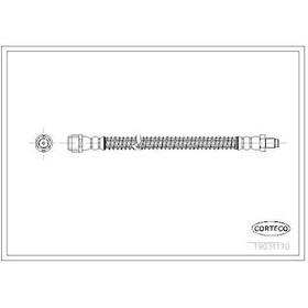 Resim Corteco 19031170 - Fren Hortumu Arka Mercedes S-class W220 98 05 