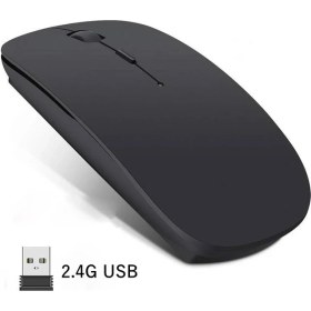 Resim Jingyi Macbook Pro Air Için Fare Lenovo Dizüstü Pc Dizüstü Kablosuz Fare 2.4 Ghz USB Şarj Edilebilir Fare Sessiz Ergonomik Oyun Faresi (Yurt Dışından) 