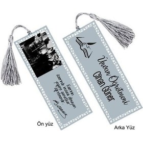 Resim Öğretmenler Günü Hediyesi Atatürk Temalı Isimli Kitap Ayracı 