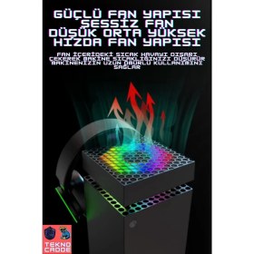 Resim Beboncool XBX024S Xbox Series x Smart 8in1 Rgb Işıklı Soğutucu Fan Şarj Cihazı 